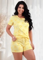 Pijama Short Doll Coração - Imagem 12