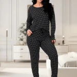 Pijama Feminino Manga Longa com Calça