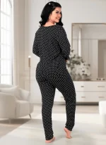 Pijama Feminino Manga Longa com Calça - Imagem 3