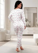 Pijama Feminino Manga Longa com Calça - Imagem 5