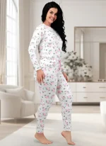 Pijama Feminino Manga Longa com Calça - Imagem 4